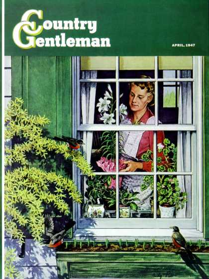 Country Gentleman - 1947-04-01: Signs of Spring (Rudy Pott)