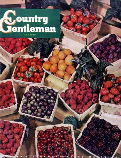 Country Gentleman - 1949-07-01: Pints of Fruit & Berries (J.C. Allen)