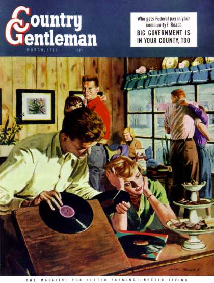 Country Gentleman - 1950-03-01: Teenage Party (Austin Briggs)