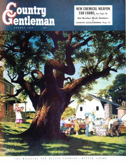Country Gentleman - 1950-08-01: Cookout (George Bingham)