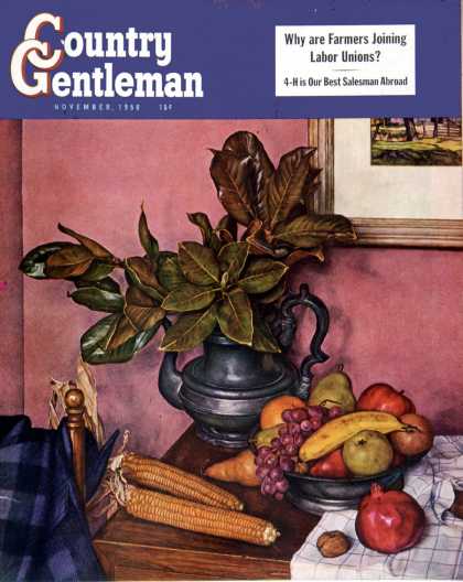 Country Gentleman - 1950-11-01: Fruit Still Life (Luigi Lucioni)
