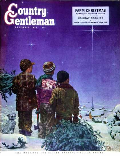 Country Gentleman - 1950-12-01: Starry Starry Night (Douglas Crockwell)