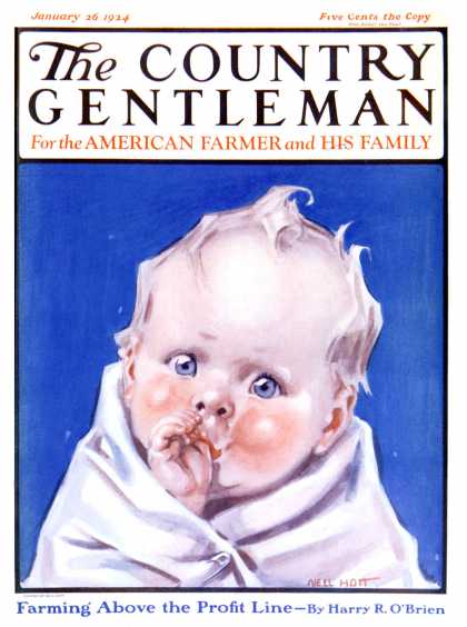 Country Gentleman - 1924-01-26: Baby Sucking Thumb (Neil Hott)