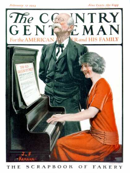 Country Gentleman - 1923-02-17: Singing The Old Oaken Bucket (J.F. Kernan)