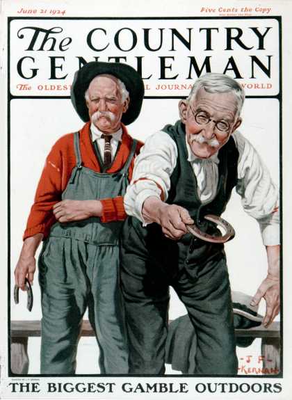 Country Gentleman - 1924-06-21: Game of Horseshoes (J.F. Kernan)