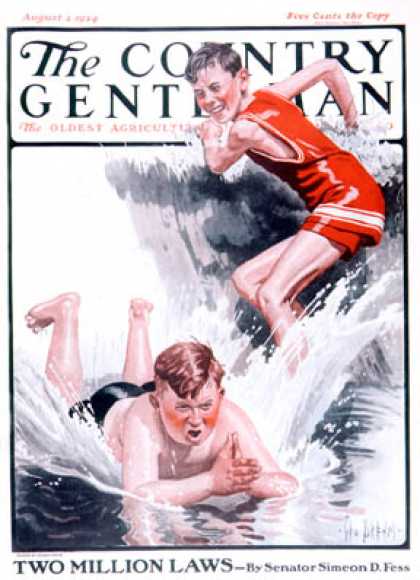 Country Gentleman - 1924-08-02: Shallow Dive (George Brehm)