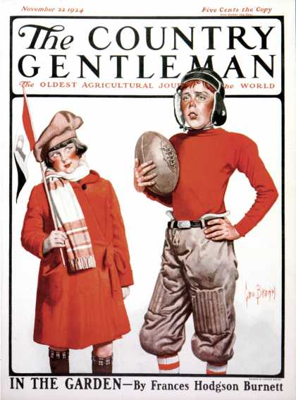 Country Gentleman - 1924-11-22: Young Football Player (George Brehm)