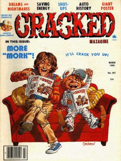 Cracked 167 - Humor - Poster - Dreams - Mork - Auto