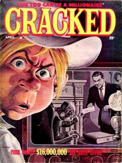 Cracked 19 - Mad Becomes Millionaire - The Cracked Man - The Fraud - The Poor Begger And Millionaire - Frowning