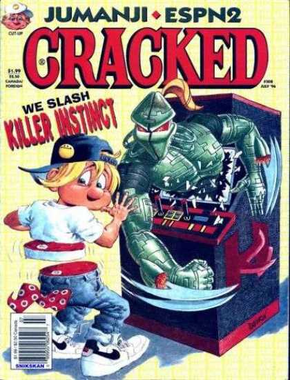 Cracked 308 - Hat - Killer - Arcade - Game - Sliced - John Severin