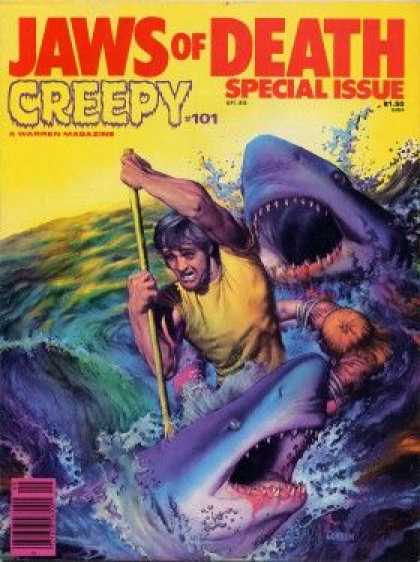Creepy 101 - Shark - Water - Ocean - Jaws - Creepy