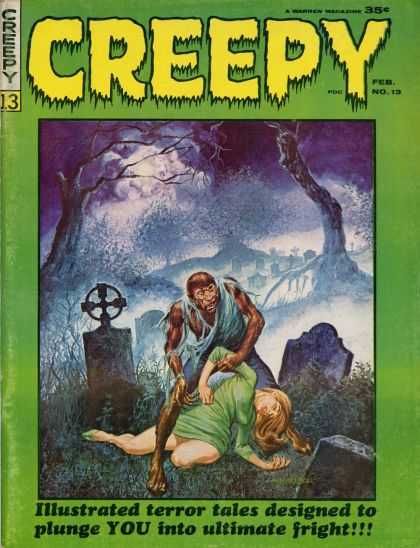 Creepy 13 - Graveyard - Wolfman - Woman - Rape - Terror