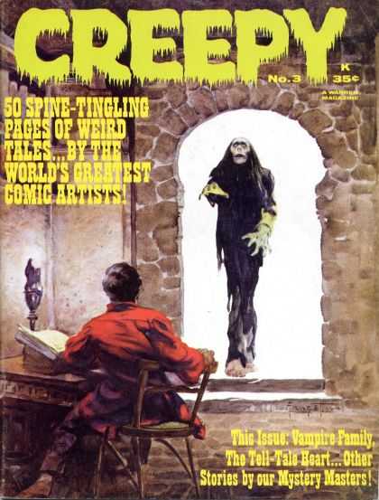 Creepy 3 - Ghost - Weird Tales - Vampire Family - Chair - Book - Dan Brereton, Frank Frazetta