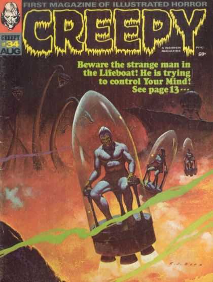 Creepy 34 - Alien - Horror - Mind Control - Strange - Craft