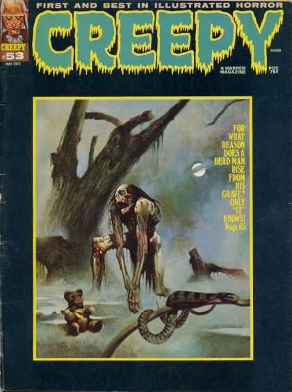 Creepy 53 - Full Moon - Teddy Bear - Snake - Swamp - Fog