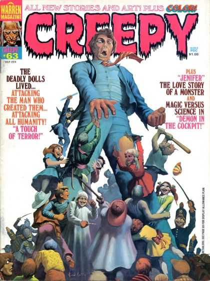 Creepy 63 - Giant - Bat - The Cockpit - Touch Of Terror - The Dolls