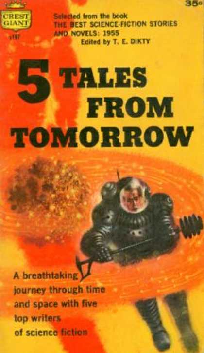 Crest Books - Five Tales From Tomorrow - T.e. - Editor Dikty