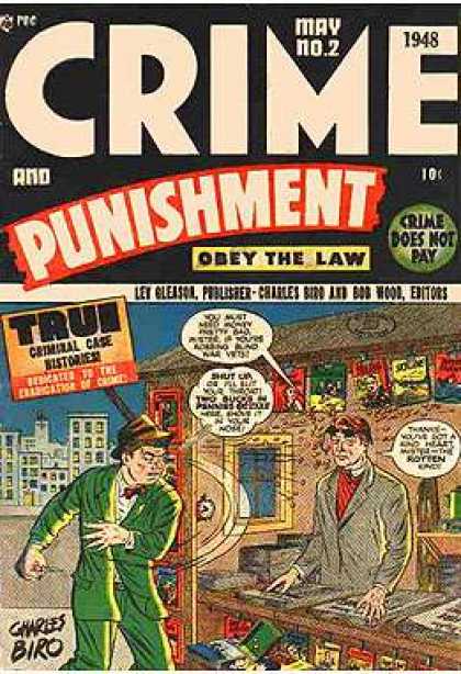Crime and Punishment 2 - Obay The Law - May No2 - Trui - Crime Does Not Pay - 1948