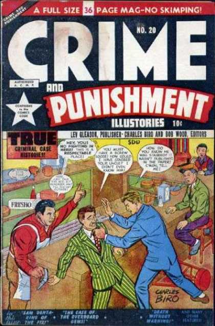 Crime and Punishment 20 - Illustories - No 20 - True - Pinstriped Suit - Gun