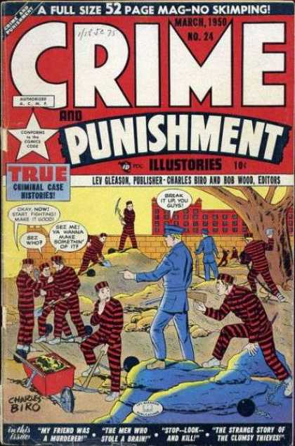 Crime and Punishment 24 - March - Illustories - Speech Bubble - Police - Jail