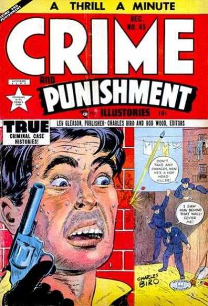 Policemen - Gun - Bullet - Hairlip - Clothesline Crime and Punishment 45 - Policemen - Gun - Bullet - Hairlip - Clothesline