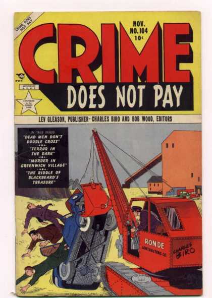 Crime Does Not Pay 104 - Lev Gleason - Charles Biro - Bob Wood - Ronde - Car