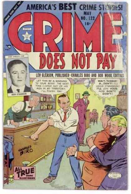 Crime Does Not Pay 122 - Justice - Investigator - Sleuth - Good Guys - Police