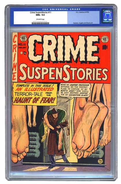 Crime SuspenStories 11 - Terror - Haunt Of Fear - Anatomy Professor - Human Feet - Dissection