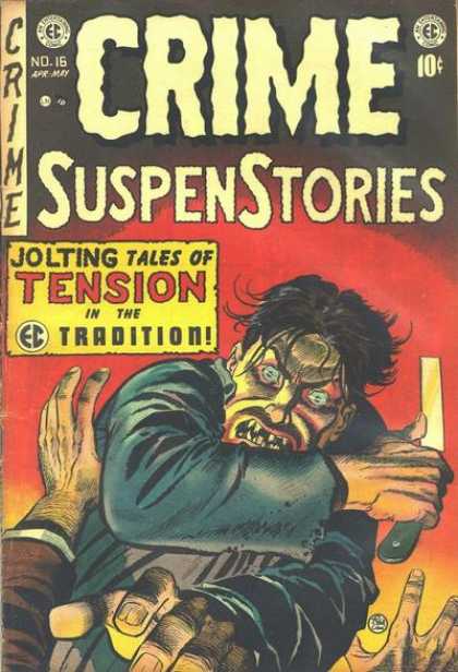 Crime SuspenStories 16 - Crime - Suspenstories - Tension - Knife - No 16