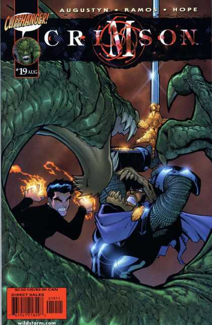 Crimson 19 - Lizard - Monster - Cliffhanger - Blue Cape - Hands Of Fire - Humberto Ramos