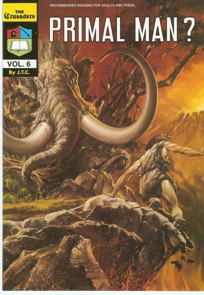 Crusaders - Primal Man? - Primal Man - Wooly Mammoth - Volcano - Boulders - Tree