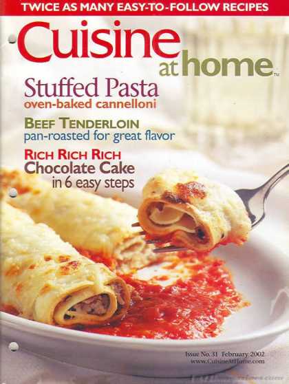 Cuisine At Home - February 2002