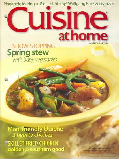 Cuisine At Home - April 2006