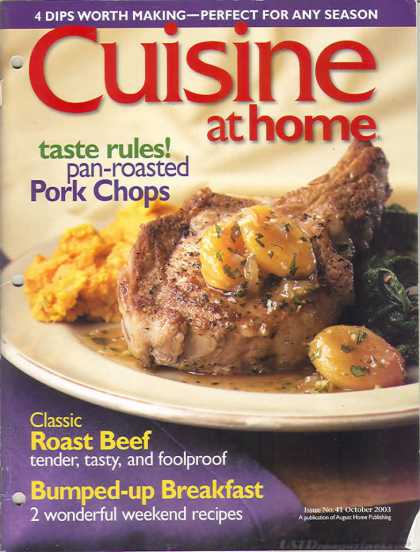 Cuisine At Home - October 2003
