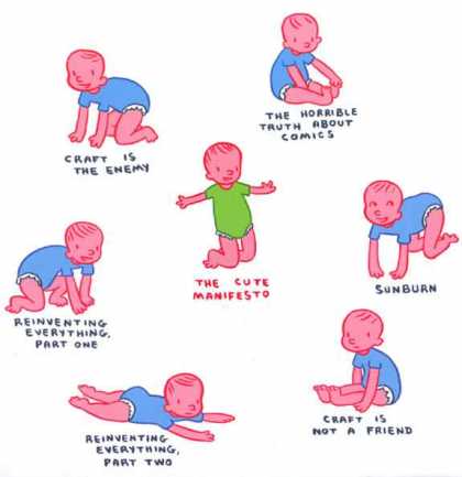 Cute Manifesto 1 - Baby - Poses - Sitting - Crawling - Reaching