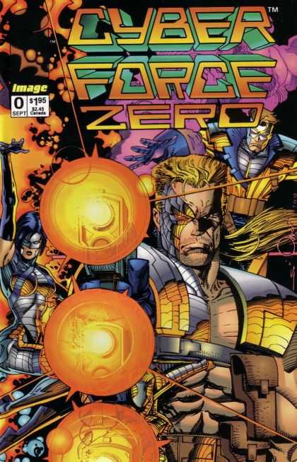 Cyberforce 0 - Fire - Blasters - Costumes - Superheroe - Gun - Pat Lee, Walter Simonson