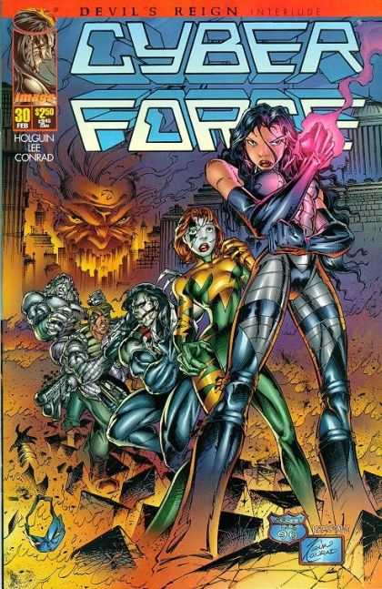 Cyberforce 30 - Devils Reign - Robots - Dark - Powers - Lee Conrad - Kevin Conrad