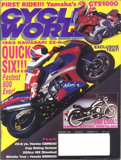 Cycle World - February 1993