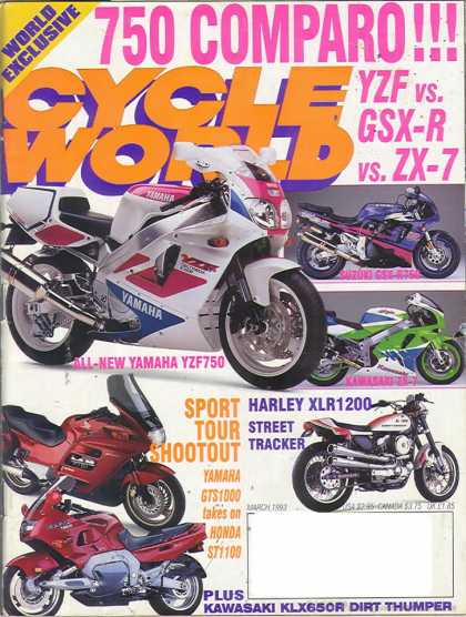 Cycle World - March 1993