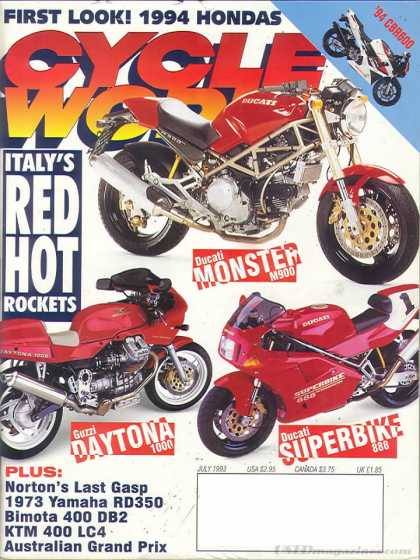 Cycle World - July 1993
