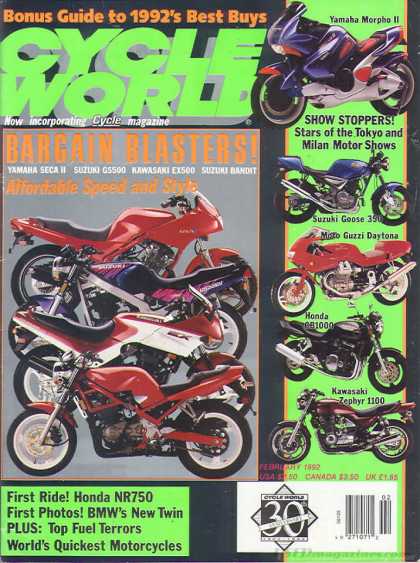 Cycle World - February 1992