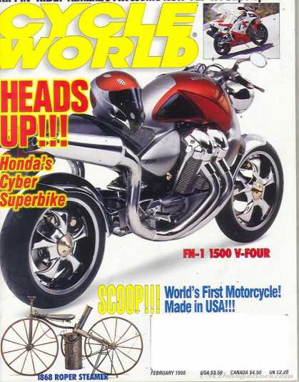 Cycle World - February 1998