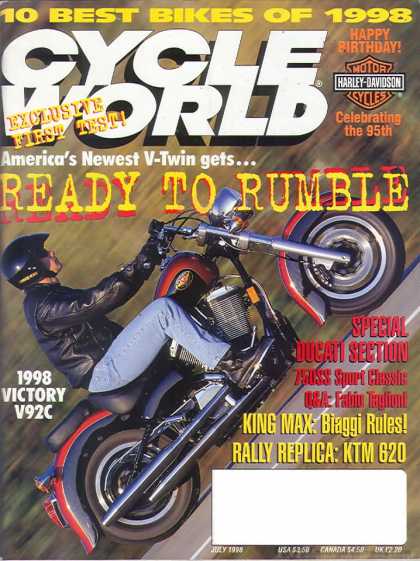 Cycle World - July 1998