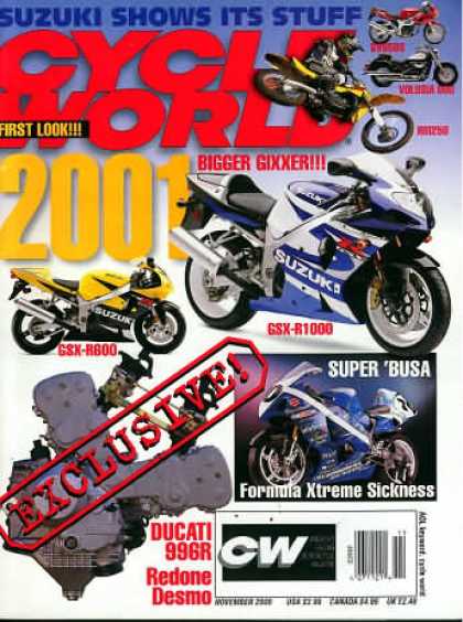 Cycle World - November 2000