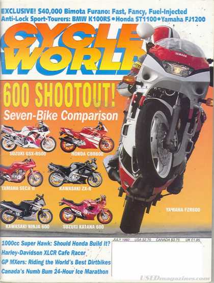 Cycle World - July 1992