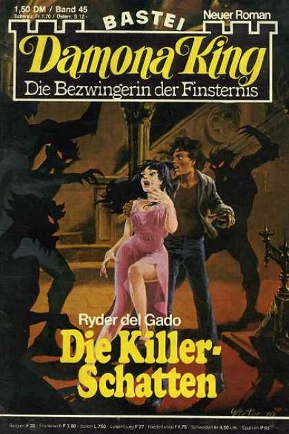 Damona King - Die Killerschatten - Monster - Shadow - Fear - Pink Dress - Couple