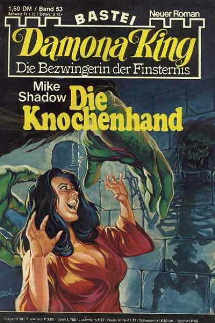 Damona King - Die Knochenhand - Skeleton - Ghost - Monster - Woman - Panic