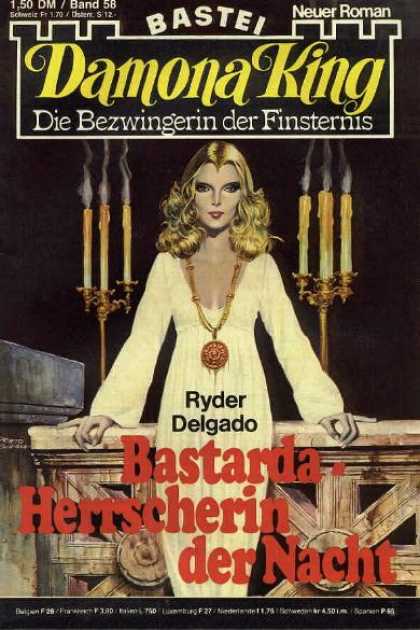 Damona King - Bastarda, Herrscherin der Nacht - Bastei - Woman - Candels - Candelsticks - Ryder Delgado