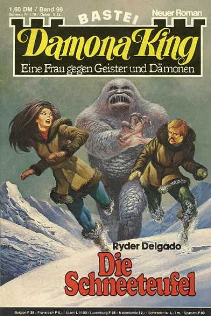 Damona King - Die Schneeteufel - Damona King - Ryder Delgado - Bastei - Neuer Roman - Die Schneeteufel