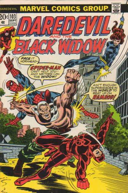 Daredevil 103 - Marvel - Spider-man - Black Widow - Ramrod - Superheroes